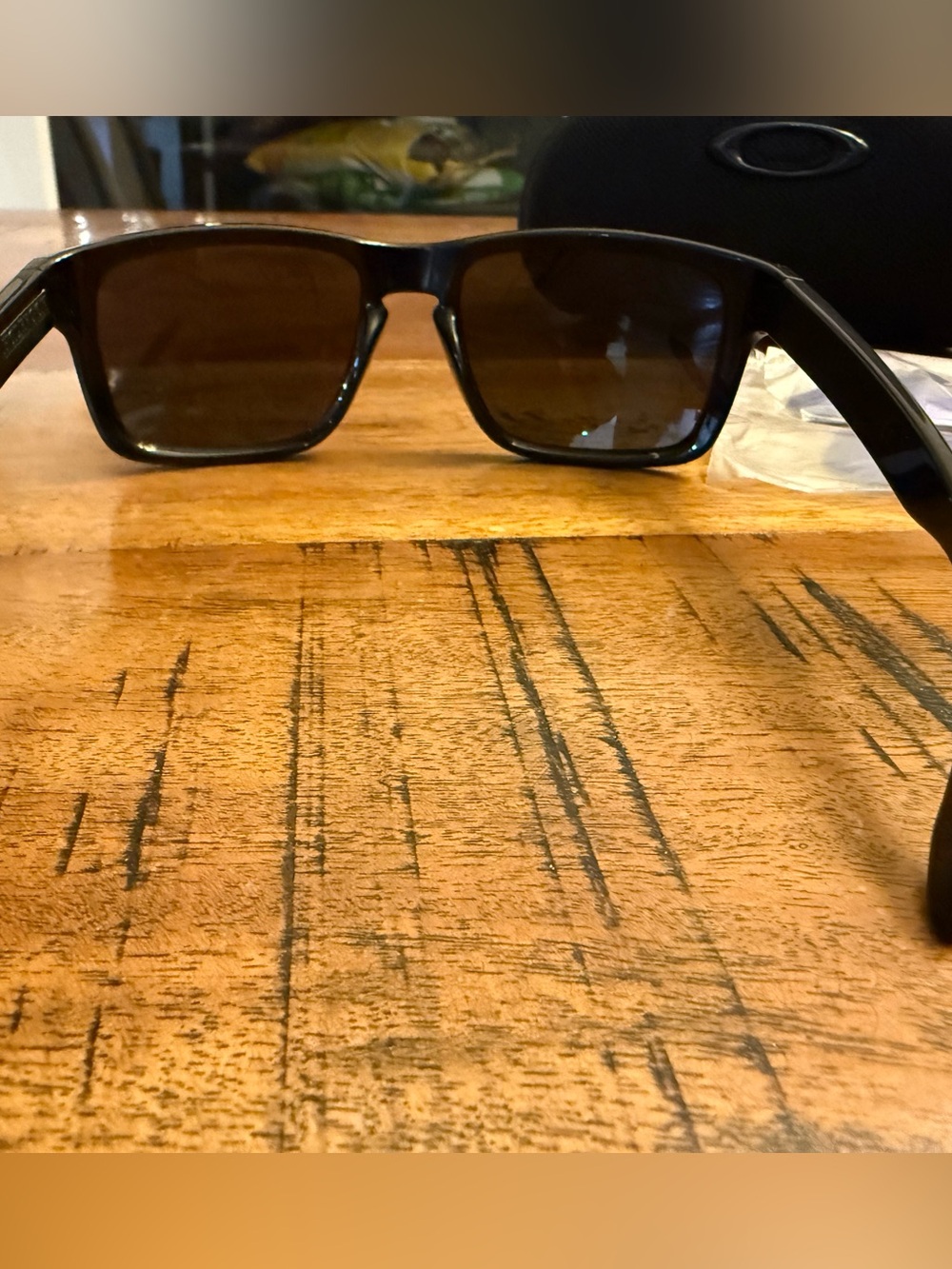 Mens Black Oakley Holbrook Sunglasses wih extra set of lenses - Picture 5 of 14